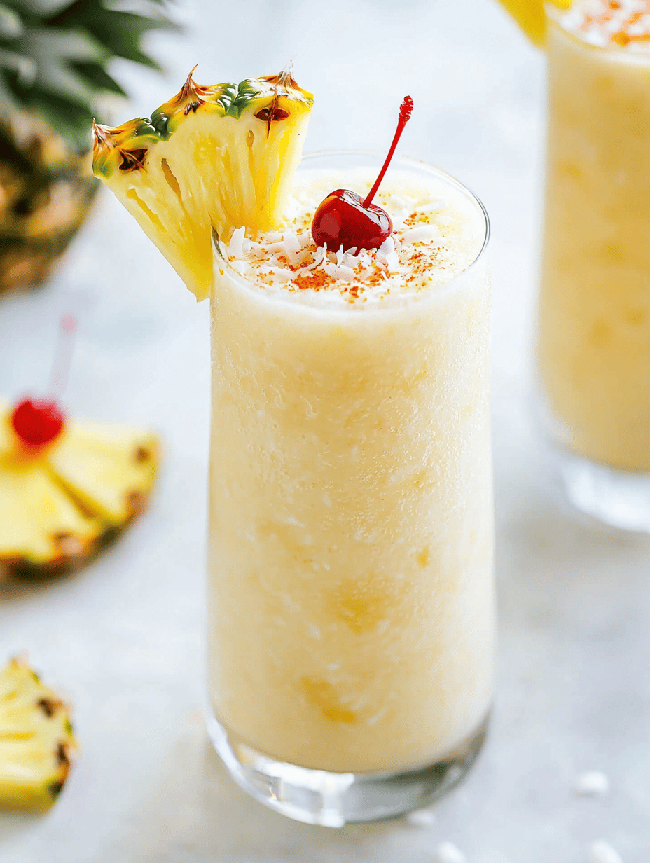 Unusual Twist: Spiked Pi Colada Slushie for the Adventurous