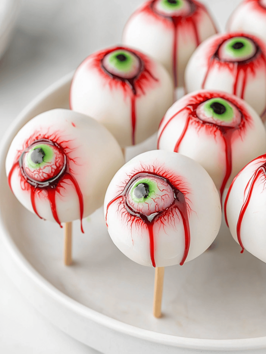Spookyly Delicious: Halloween Monster Eyeball Cake Pops