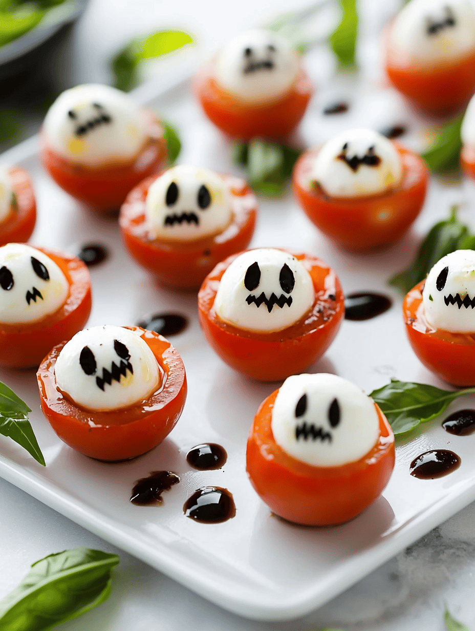 Spine-Chillingly Cute Halloween Eyeball Caprese Bites